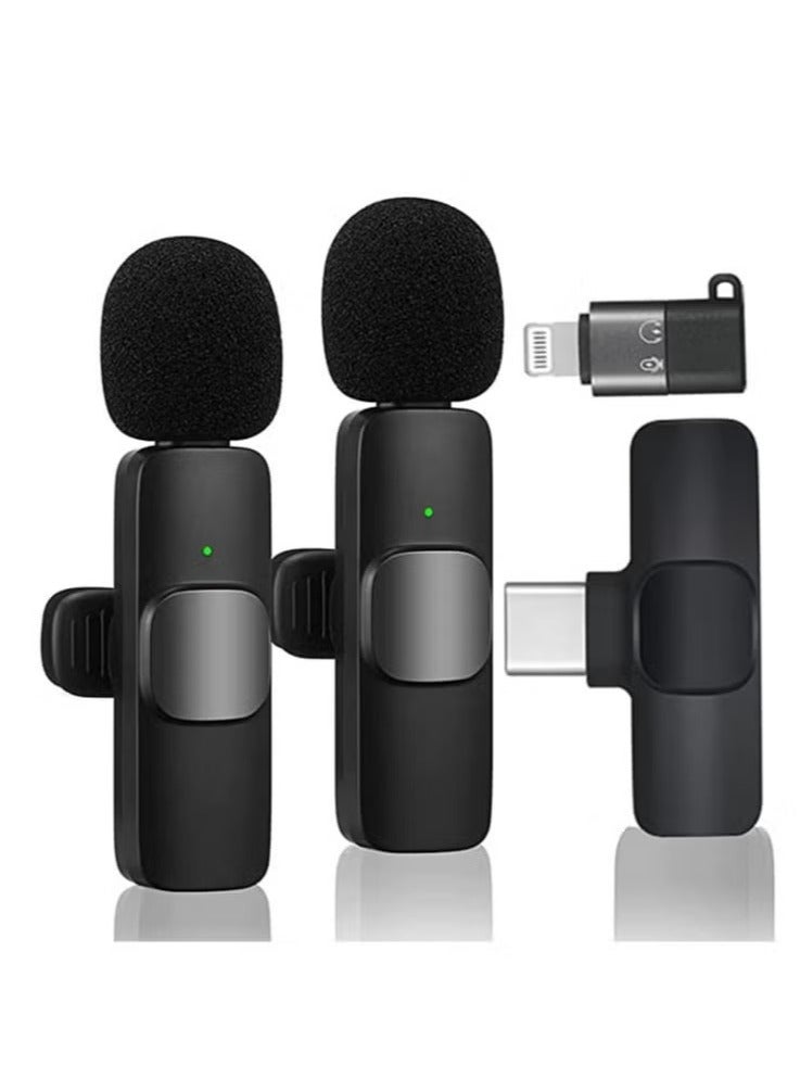 K9 Wireless Dual Microphone – Black  - Image 1