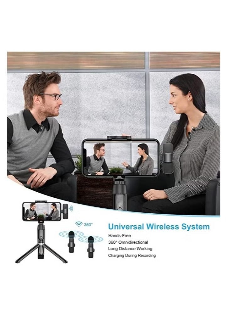 K9 Wireless Dual Microphone – Black  - Image 2