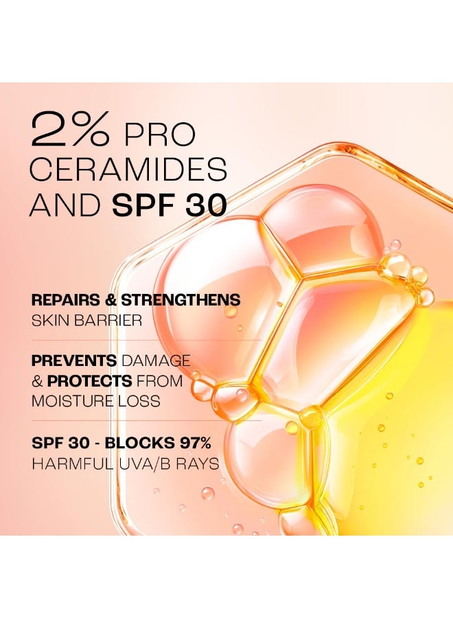 LAKME Lakmé Peach Milk Moisturiser SPF 30 with 2% Pro-Ceramide | Daily UV Defense, Hydrating & Skin Barrier Repair Face Cream | Lightweight, For Dry, Normal, Oily & Sensitive 200ml - Image 2