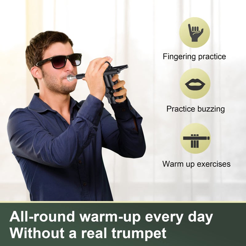 PAMPET TruTra Standard Trumpet Training Device Bb Trumpet Instrument for Student Beginner - Image 4