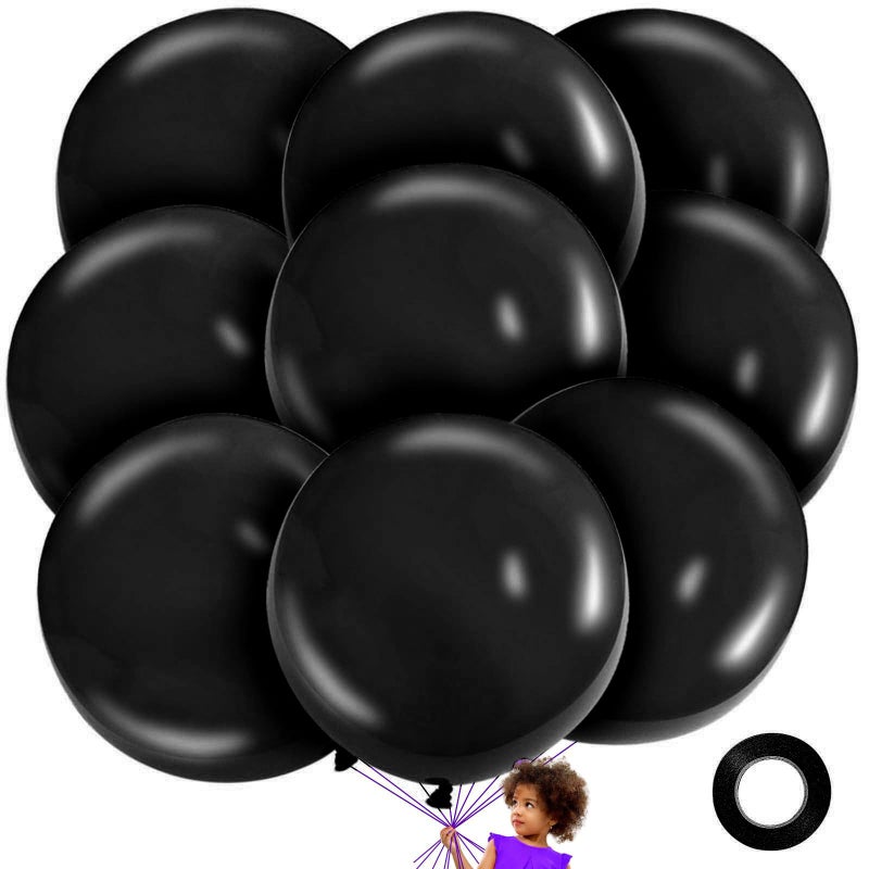 LEEZZIZZ 36 Inch Giant Balloons 9 Pcs Jumbo Large Latex Balloons Bluk for Kids Party Wedding Birthday Supply Decorations - Image 3