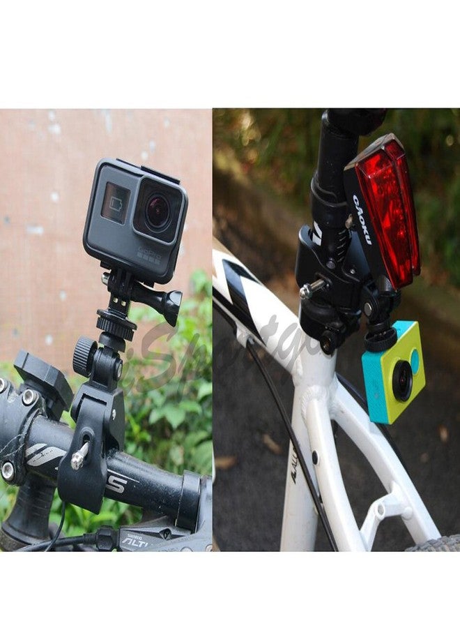 TJOM Action Camera 360 Degree Rotatable Handlebar Screw Mount Tripod Clamp for GoPro Hero 5 6 7 8 9 10 | DSLR | Xiaomi Yi 4K Action Camera Sjcam - Image 4