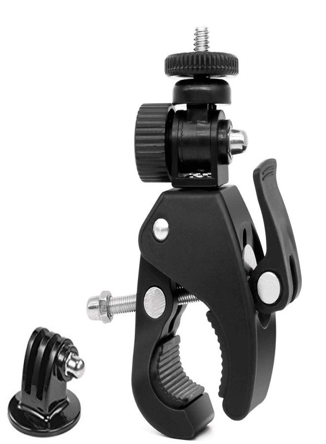 TJOM Action Camera 360 Degree Rotatable Handlebar Screw Mount Tripod Clamp for GoPro Hero 5 6 7 8 9 10 | DSLR | Xiaomi Yi 4K Action Camera Sjcam - Image 1