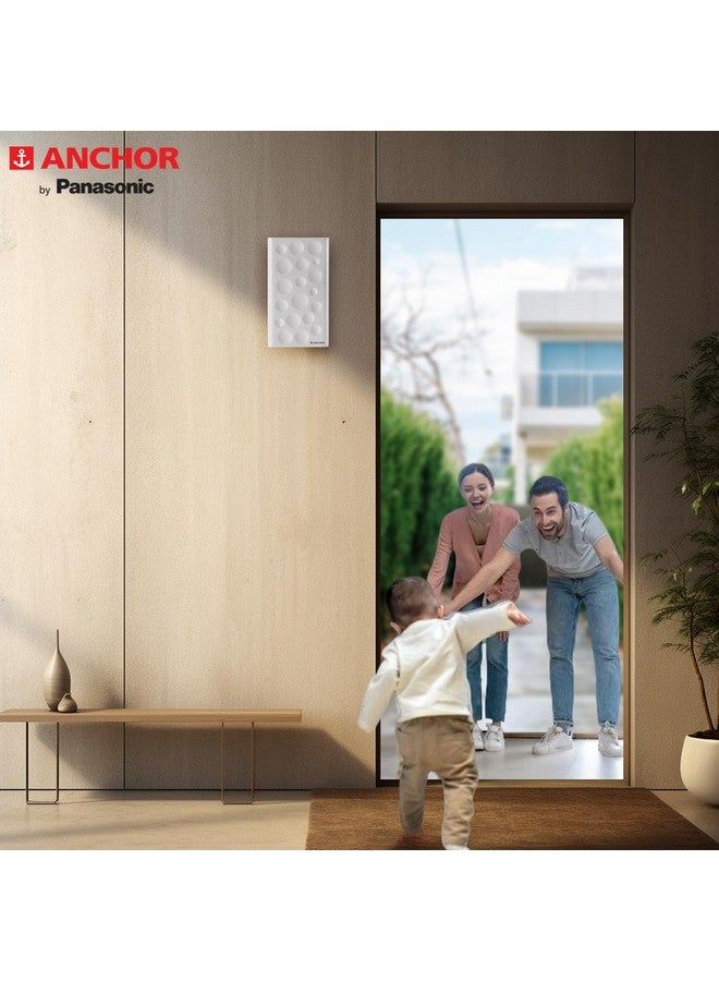 أنكور جرس باب ثنائي النغمات من Anchor by Panasonic | جرس اتصال للمنزل | جرس باب للمكتب والمدرسة (38910) - Image 2