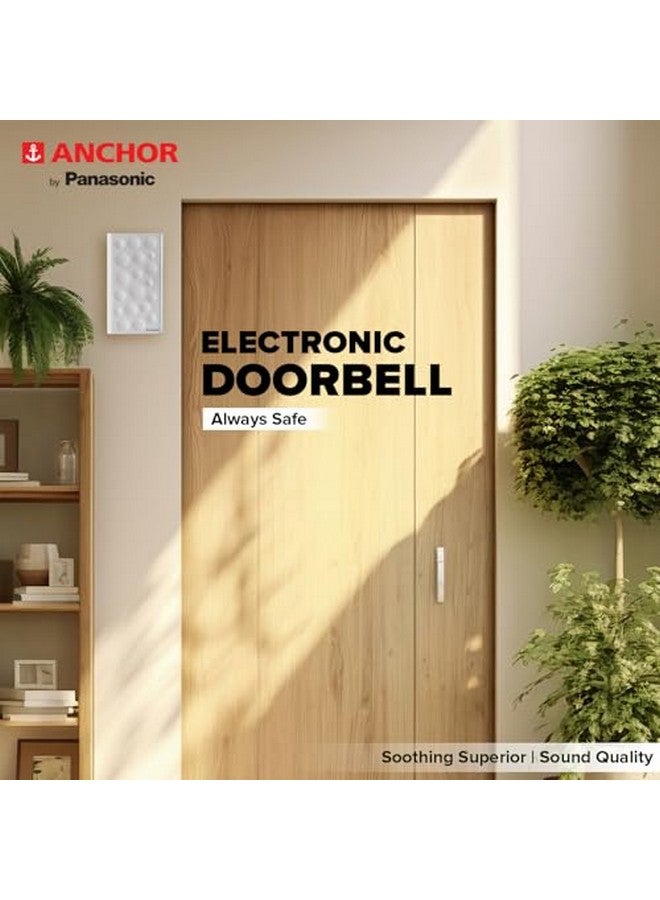 أنكور جرس باب ثنائي النغمات من Anchor by Panasonic | جرس اتصال للمنزل | جرس باب للمكتب والمدرسة (38910) - Image 3