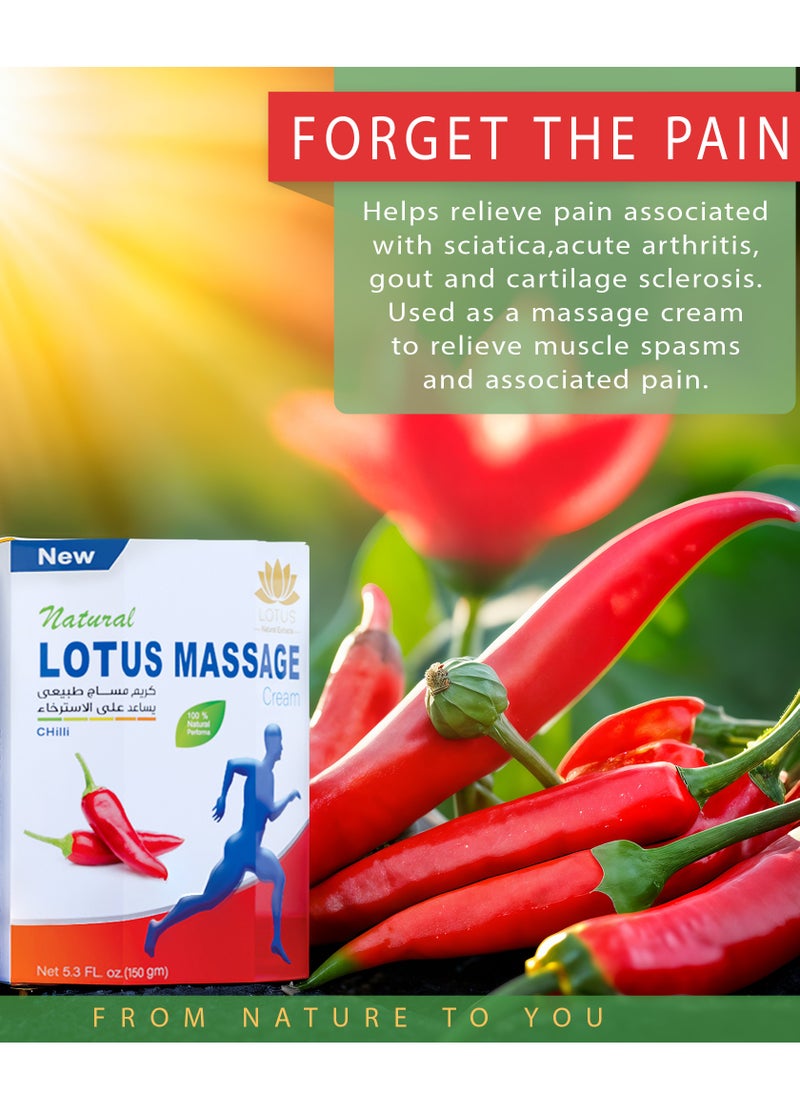TNG Lotus massage colocynth&Chilli 150 gm  - Image 3