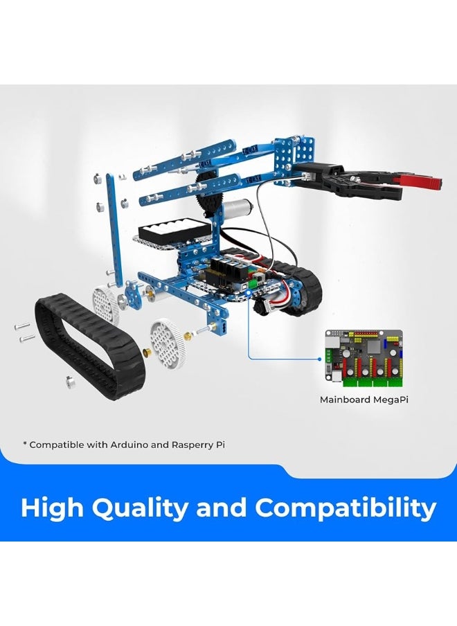 Makeblock - Makeblock mBot Ultimate 10 in 1 Robot Building Toys, Robotics Kit App Remote Control Robot Toys Compatible with Arduino C & Raspberry Pi, STEM Educational DIY Robot Arm Kit Gift for Teenagers & Adults - Image 1