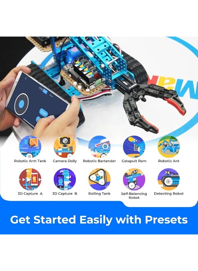 Makeblock Makeblock mBot Ultimate 10 in 1 Robot Building Toys, Robotics Kit App Remote Control Robot Toys Compatible with Arduino C & Raspberry Pi, STEM Educational DIY Robot Arm Kit Gift for Teenagers & Adults  - Image 1