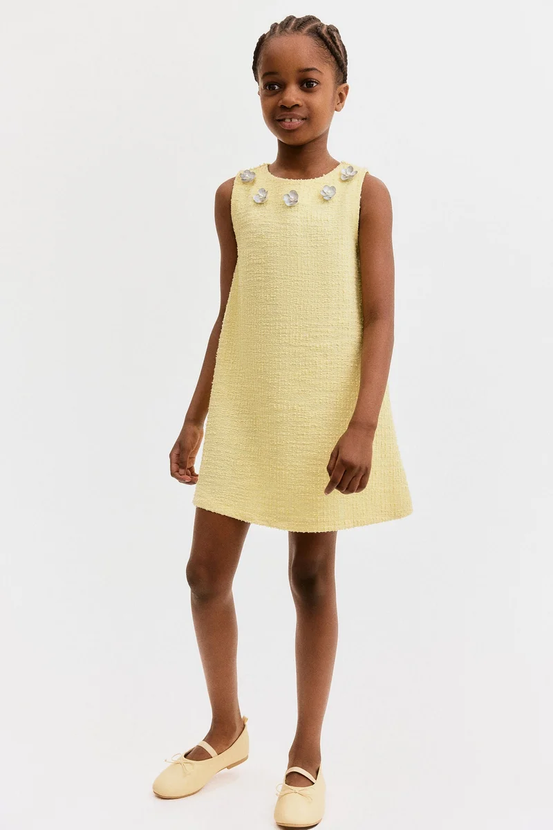 H&M Floral Tweed Dress
