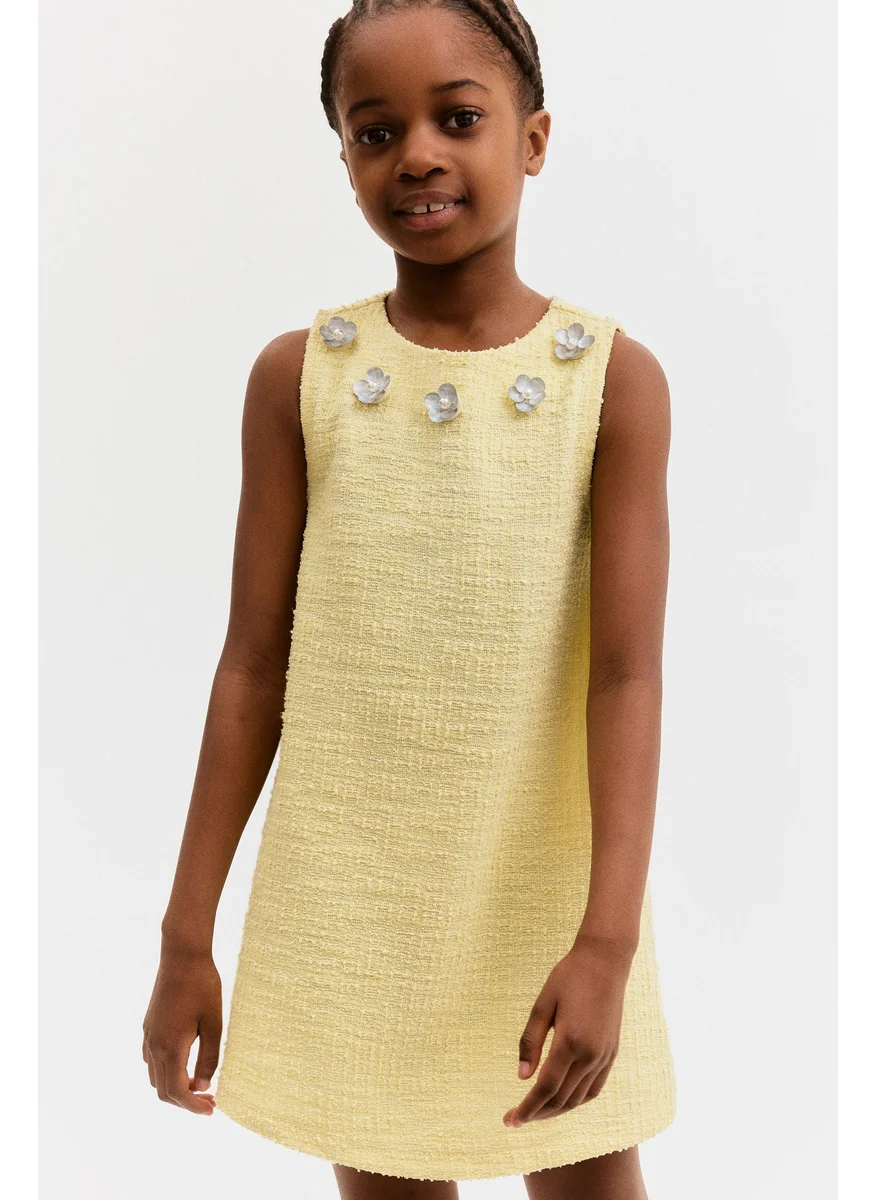اتش اند ام Bouclé-Weave Dress