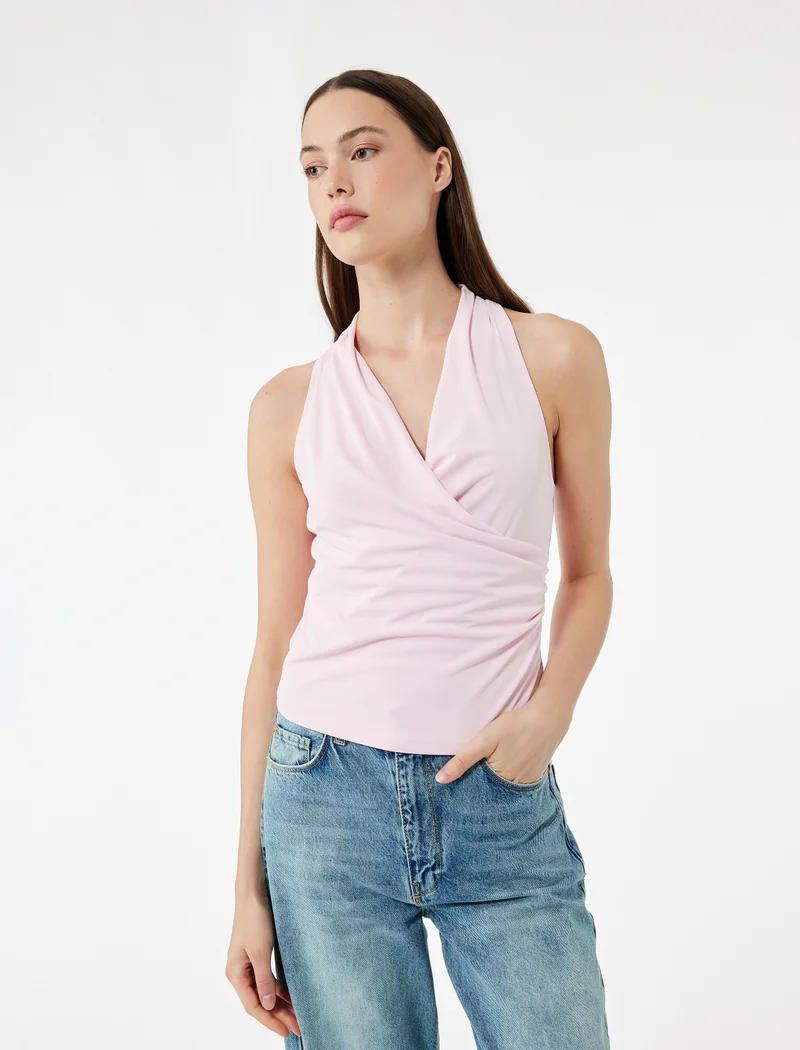 كوتون Draped Detail Blouse