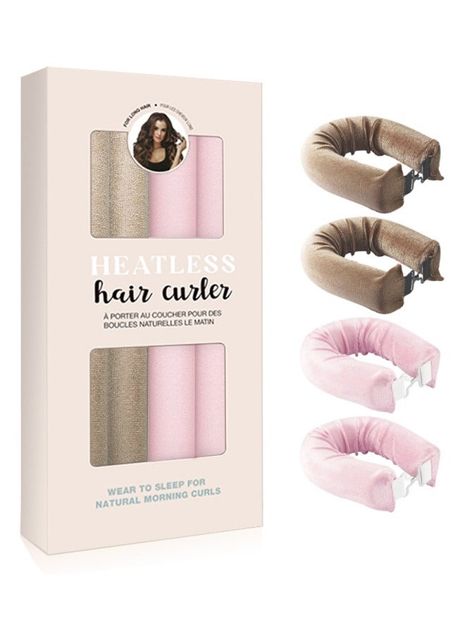general Satin Heatless Hair Curler Set - Heatless Curls Overnight, Hair Rollers for Soft Curls & Frizz-Free Styling, No Heat Curlers To Sleep in, Curling Rod Headband  - Image 1