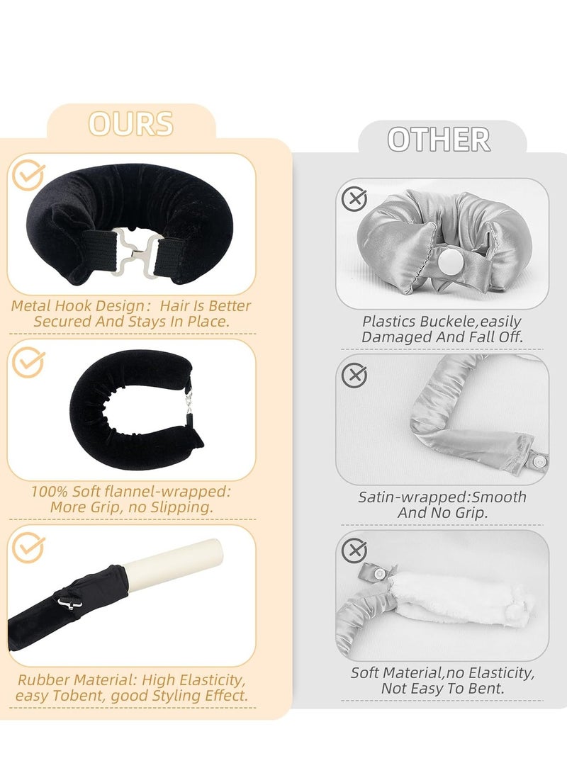 general Satin Heatless Hair Curler Set - Heatless Curls Overnight, Hair Rollers for Soft Curls & Frizz-Free Styling, No Heat Curlers To Sleep in, Curling Rod Headband  - Image 2