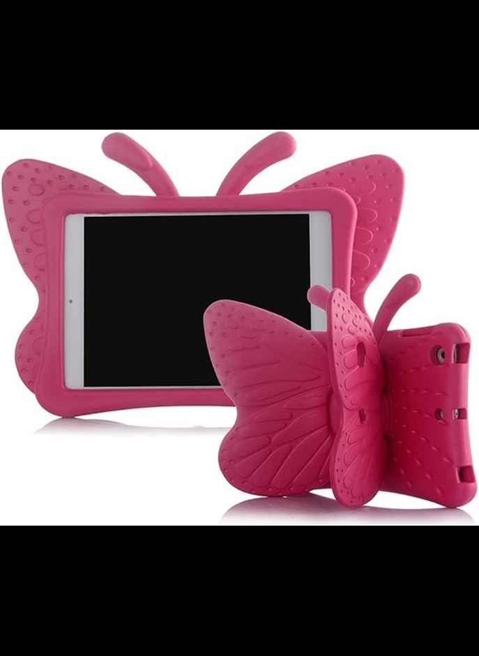 Ipad 5/6/Air/Air 2 Case,ER CHEN Kids Light Weight Cute Butterfly Design Shock Proof EVA Foam Series Case Compatible for Ipad 5/6/Air/Air 2(Rose)