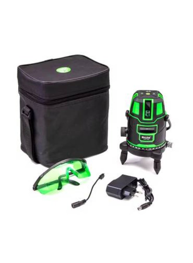 HILDA 5-Line Green Laser Level with Rechargeable Battery - Image 1