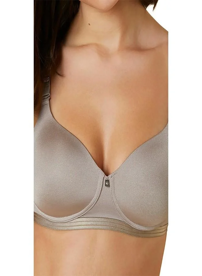 ترايامف Triumph Shiny Essential Padded Non-Wired T-Shirt Bra Beige