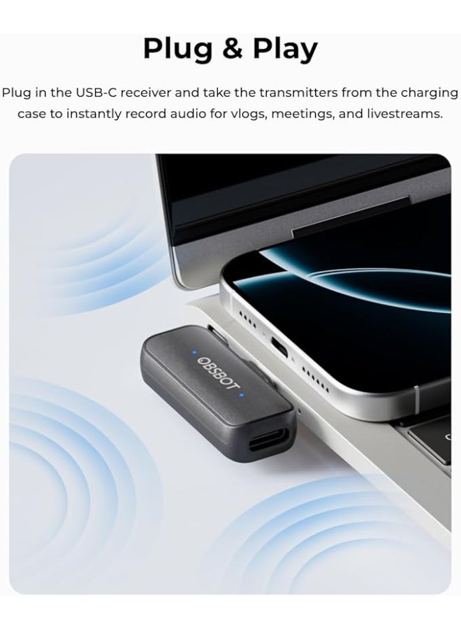 OBSBOT VOX Wireless Live Streaming Microphone - Image 3