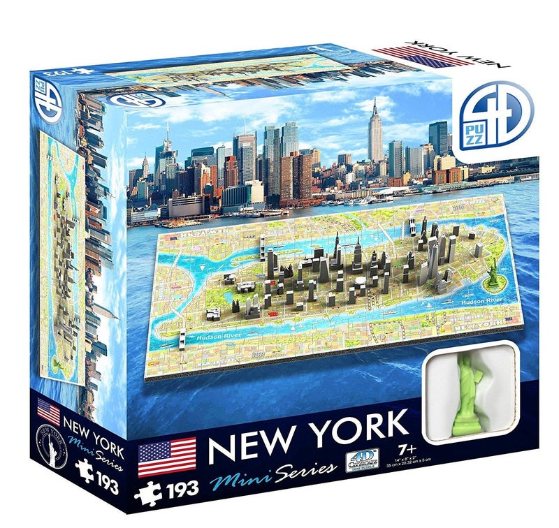 4D Cityscape Mini Puzzle 193 Piece New York - Image 2