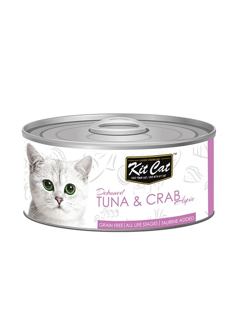 Kit Cat 24 قطعة من طعام كيت كات التونة وسرطان البحر 80 جرام - Image 2