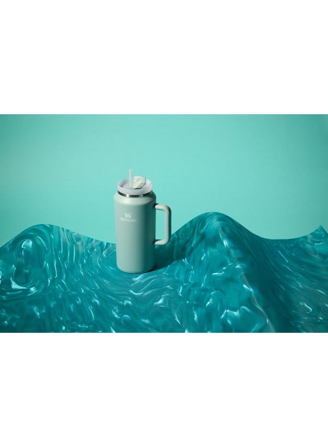 Stanley Stanley Quencher H2.0 Tumbler with Handle & Straw 64 oz | Flowstate 3-Position Lid | Large Capacity for Travel & Sports | Insulated Stainless Steel Cup | BPA-Free | Seafoam - Image 3