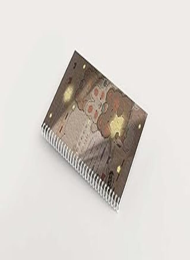 Premium Notebook - 100 Pages, 15 x 8in - 3 Winter Bears