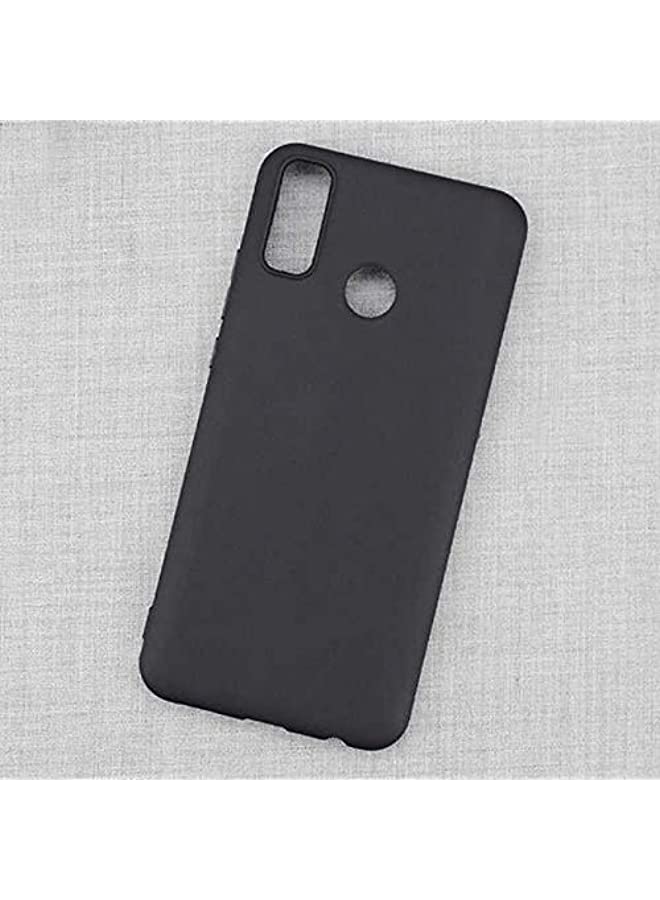 غطاء هاتف هواوي Y8s 2020 رقيق مرن من السيليكون الناعم TPU مطاطي أسود لغطاء هواوي Y8s 2020 مات أسود