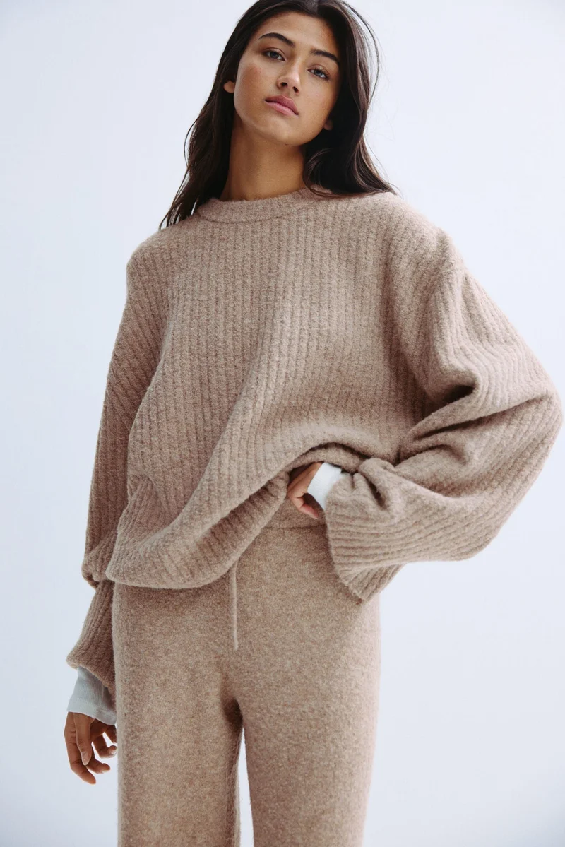 H&M Rib-knit wool-blend jumper