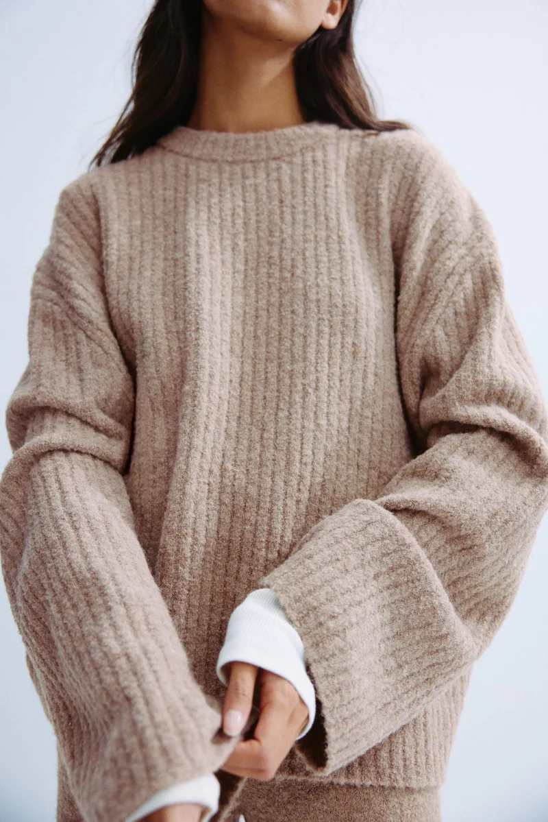 H&M Rib-knit wool-blend jumper