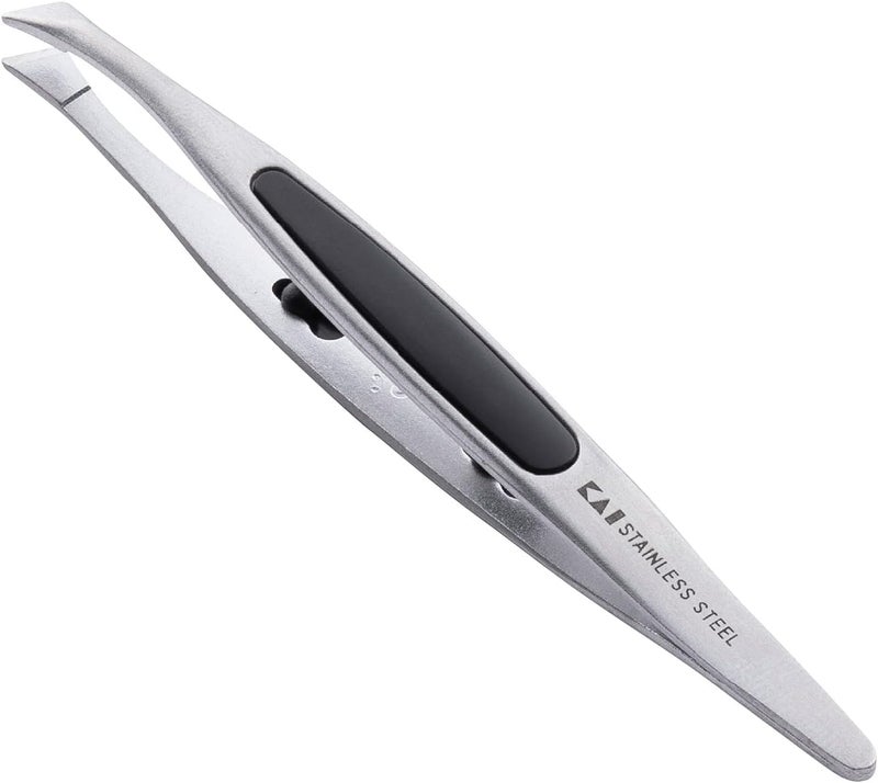 Kai Europe Tweezers Black Handle 1 Piece