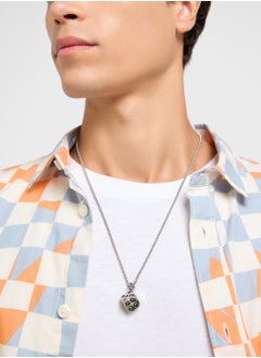 Seventy Five Skull Cube Pendant Necklace  - Image 4