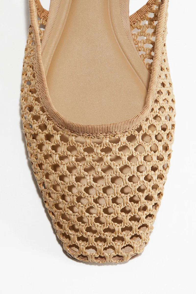 H&M Mesh slingback sandals