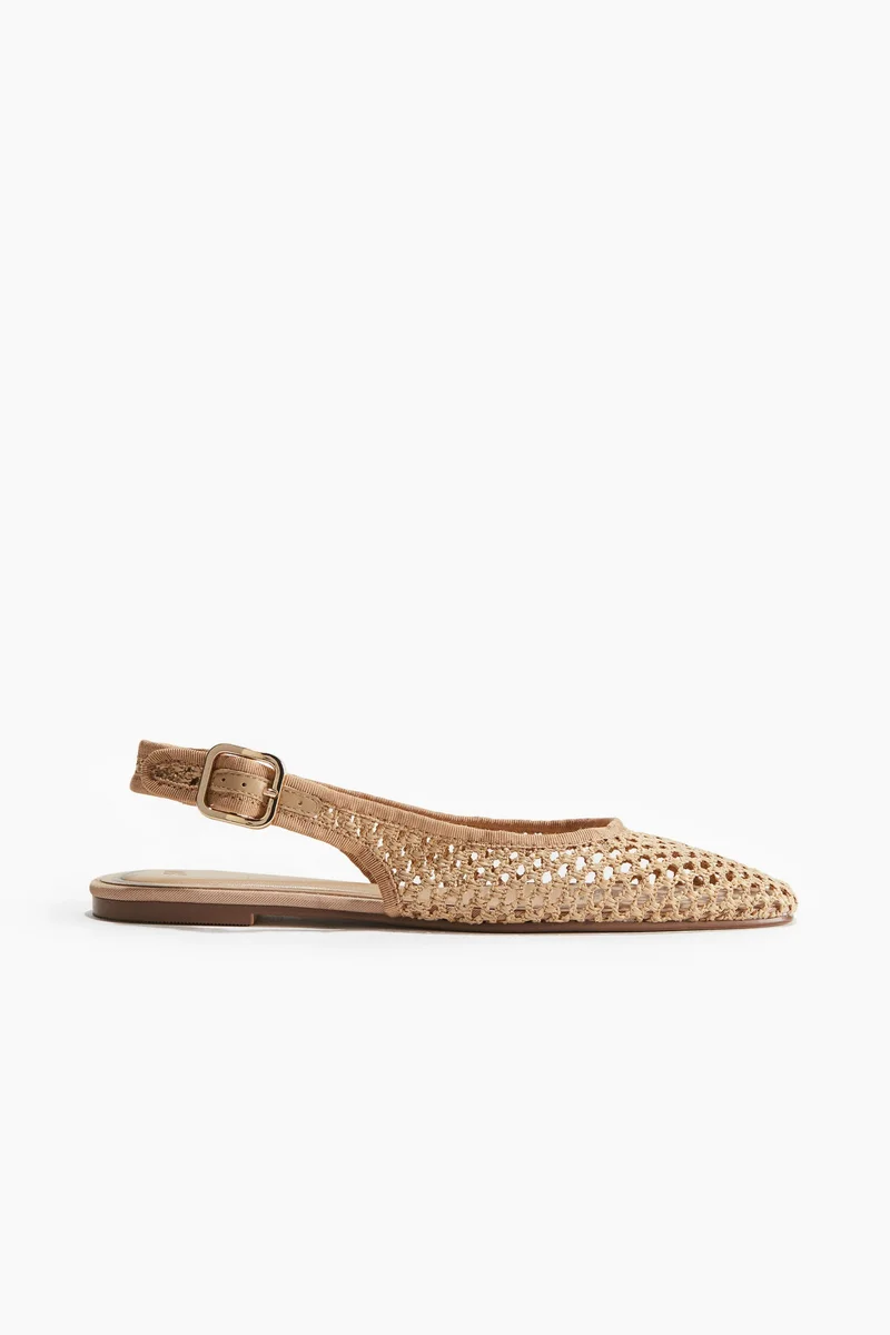 H&M Mesh slingback sandals