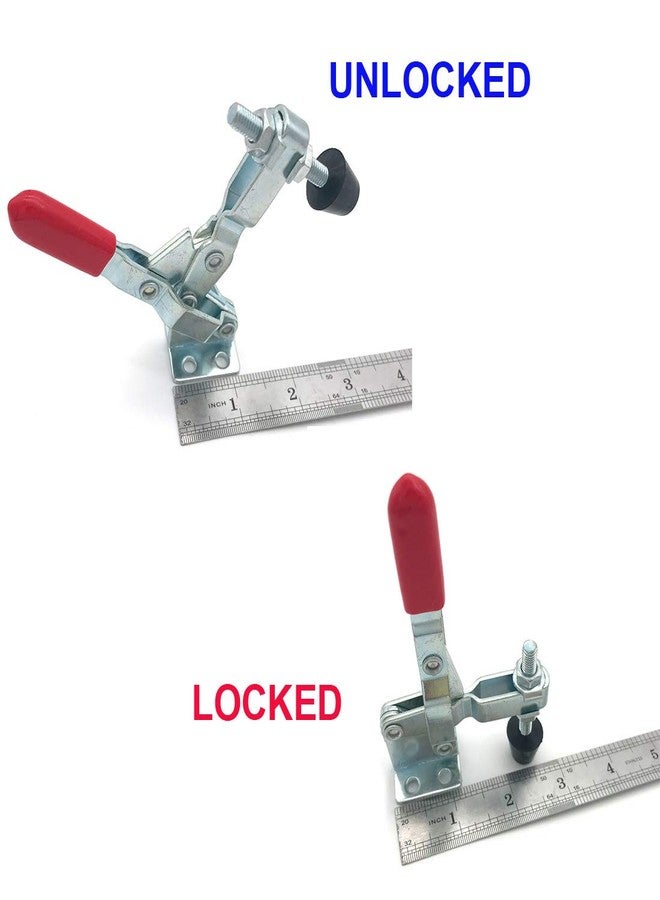 MIKMAYTOO Toggle Clamps Vertical, 50Kg/ 110Lbs Holding capacity force Quick Release Heavy Duty Toggle Clamp Tool… (101A-5PACK) - Image 5