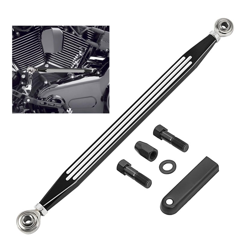 PBYMT Black Shift Linkage Shifter Compatible for Harley Softail Dyna Touring Street Glide Road King Electra Glide 19862024 - Image 3