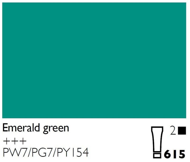 Cobra Water-Mixable Oil Color 40 ml Tube - Emerald Green - Image 3