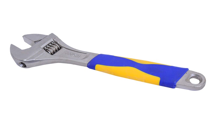 Jon Bhandari Tools 12 inch Adjustable Wrench – Heavy Duty Heat Treated Spanner with Laser Scale | Wide Jaw for Bolts, Nuts, Plumbing, Automotive, DIY, Industrial Use | Durable Rust Resistant Hand Tool - Image 2