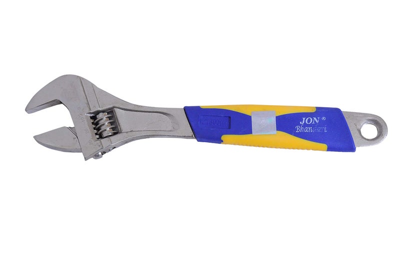 Jon Bhandari Tools 12 inch Adjustable Wrench – Heavy Duty Heat Treated Spanner with Laser Scale | Wide Jaw for Bolts, Nuts, Plumbing, Automotive, DIY, Industrial Use | Durable Rust Resistant Hand Tool - Image 4