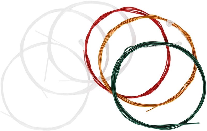 JYsun Colorful Classical Guitar Strings 3 full sets Clear Nylon for E-1st B-2nd G-3rd and Nylon Core Colorful Coated Copper Alloy Wound for D-4th A-5th E-6th - Image 5
