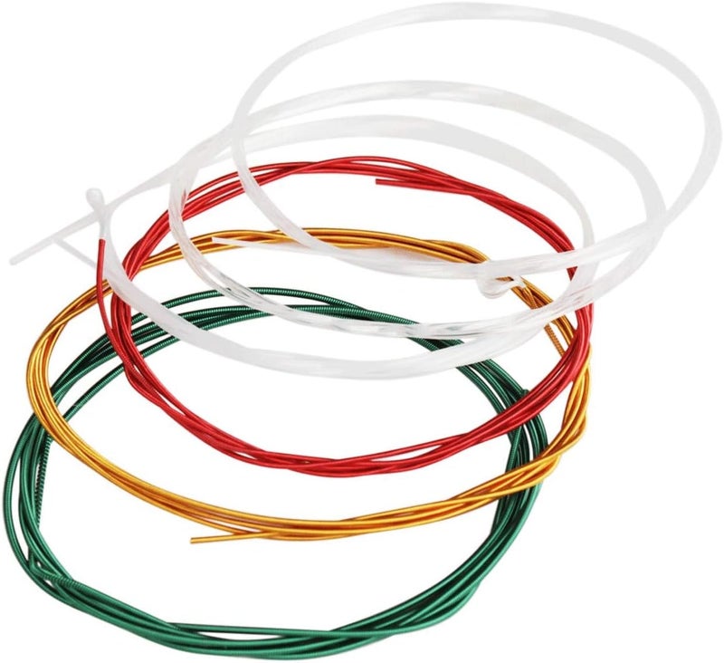 JYsun Colorful Classical Guitar Strings 3 full sets Clear Nylon for E-1st B-2nd G-3rd and Nylon Core Colorful Coated Copper Alloy Wound for D-4th A-5th E-6th - Image 2