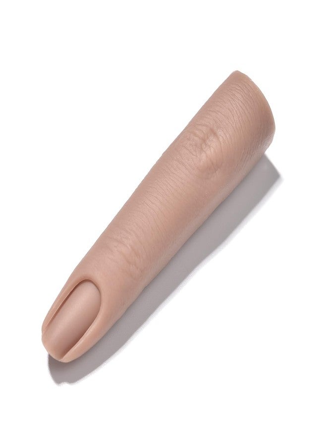 KADS Single Fake Silicone Finger for Nail Practice 6 Color Options Realistic Mannequin Finger for Nail Art Training & Polish Display (4) - Image 1