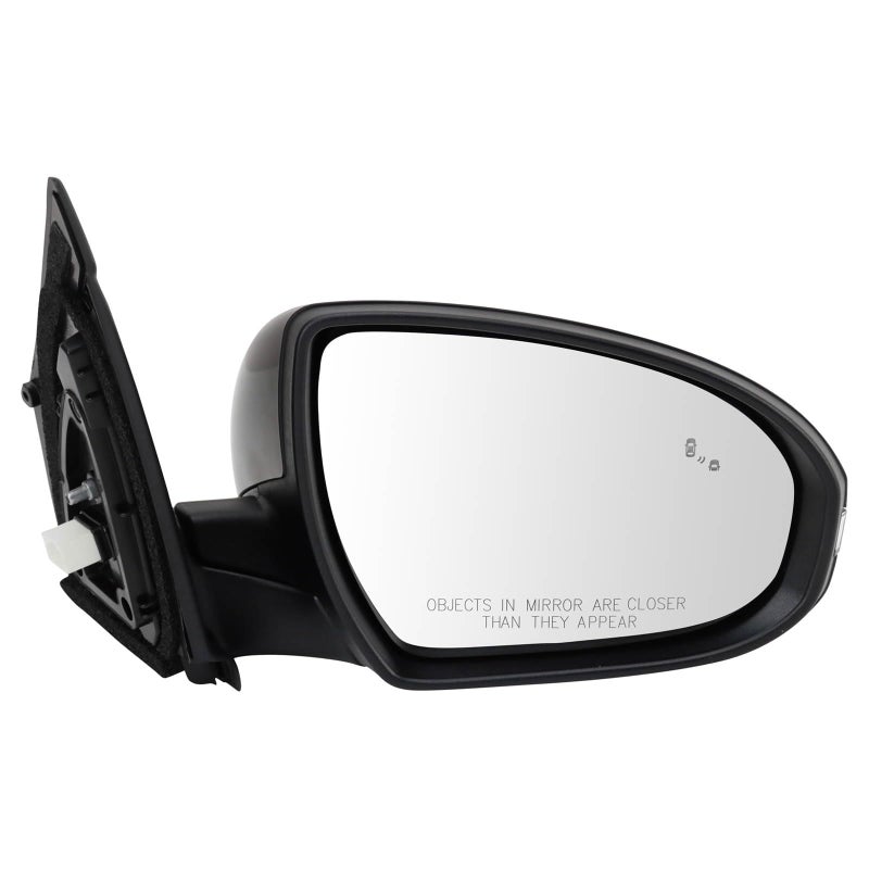 TRQ Passenger Side Power Heated Mirror with Turn Signal Blind Spot Indicator Paint to Match Compatible with 20162018 Hyundai Tucson HY1321231
