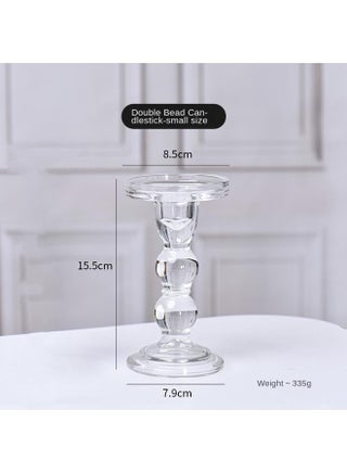 Double Bead Candlestick Small Size