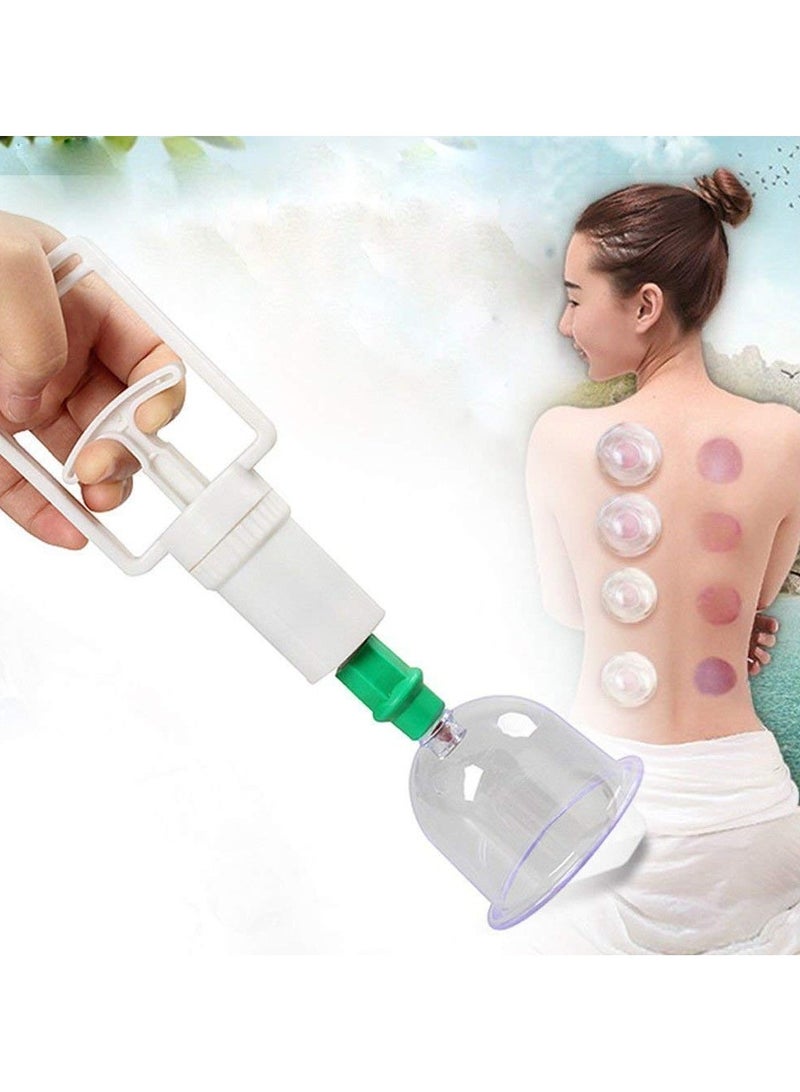 إسكدنيا طقم العلاج بالحجامة، مجموعة العلاج بالحجامة الصينية الاحترافية مع مضخة فراغ، مجموعة الحجامة لتدليك الجسم وتسكين الآلام والعلاج الطبيعي - Image 1