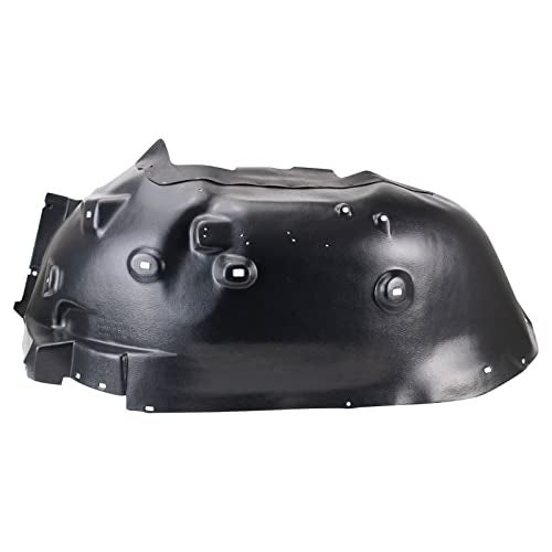 TRQ Front Left Inner Fender Liner Black Drivers Side Compatible with 20112014 GMC Sierra 2500 HD Sierra 3500 HD GM1248233