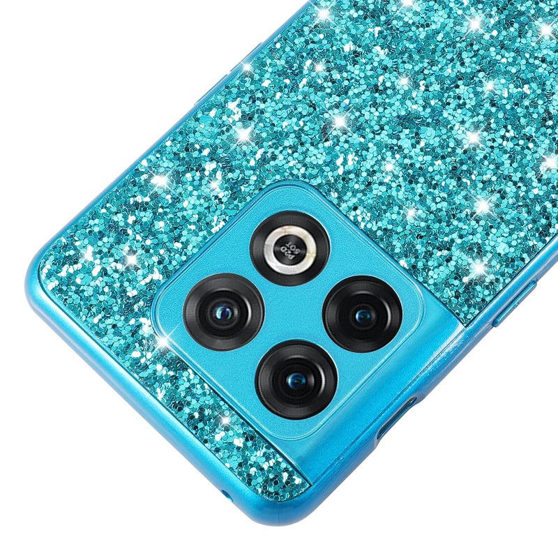 HuHa Case Cover For OnePlus Ace Pro / 10T Glitter Powder Shockproof TPU Phone Case(Black) - Image 4
