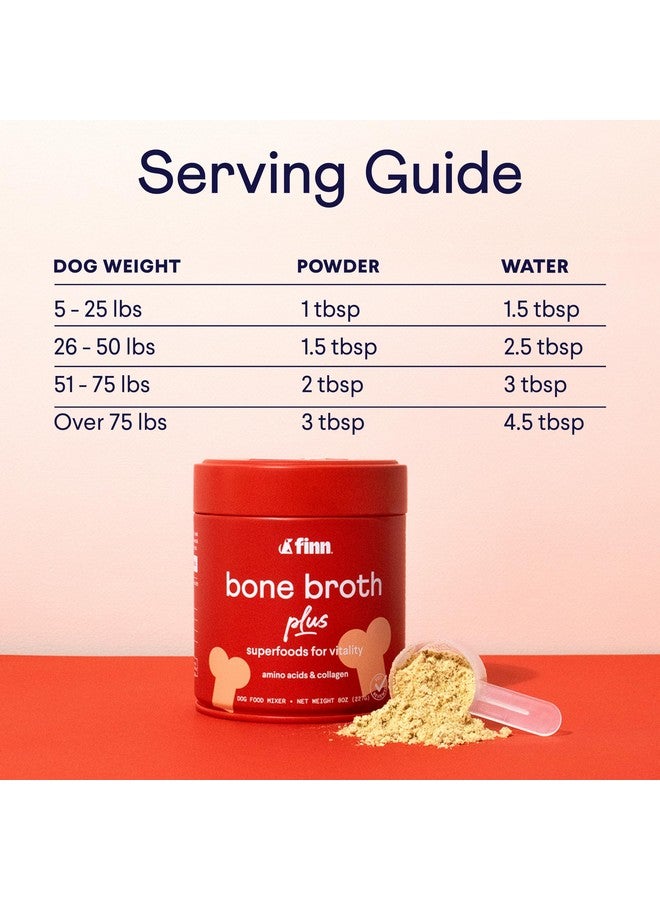 فين مرق عظام فين بلس للكلاب | مُكمّل غذائي للمفاصل والحركة غني بالكولاجين والأحماض الأمينية | ٦ مكونات فقط | مسحوق طعام للكلاب - Image 5