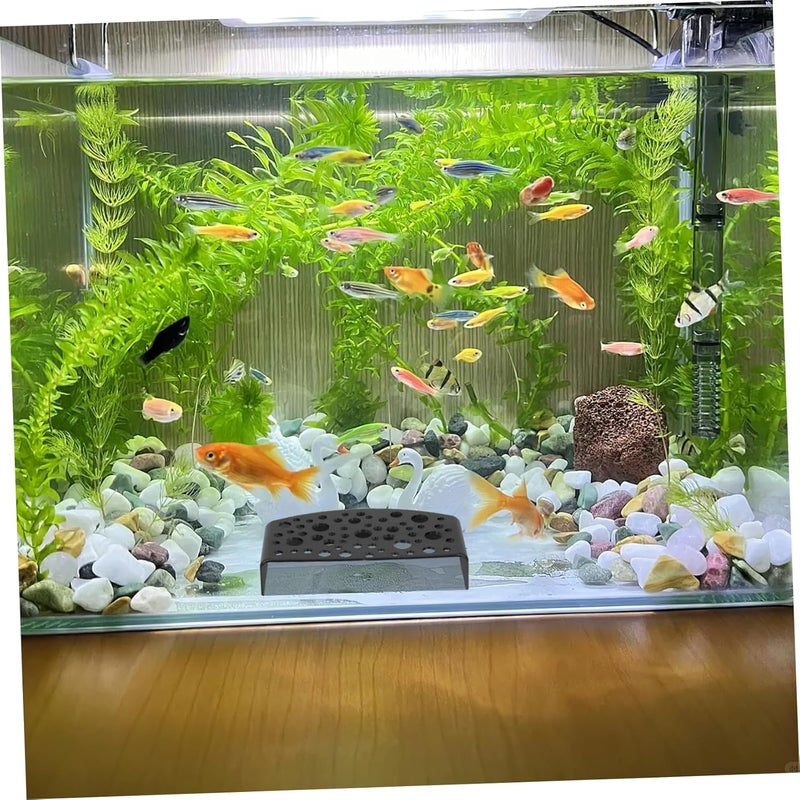 VOSAREA 2pcs Shrimp Hides Cave Aquarium Tunnel Black Shrimp Breeding Shelter for Fish Tanks Spacious Decor with Openings and Easy Installation - Image 5