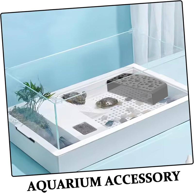VOSAREA 2pcs Shrimp Hides Cave Aquarium Tunnel Black Shrimp Breeding Shelter for Fish Tanks Spacious Decor with Openings and Easy Installation - Image 3