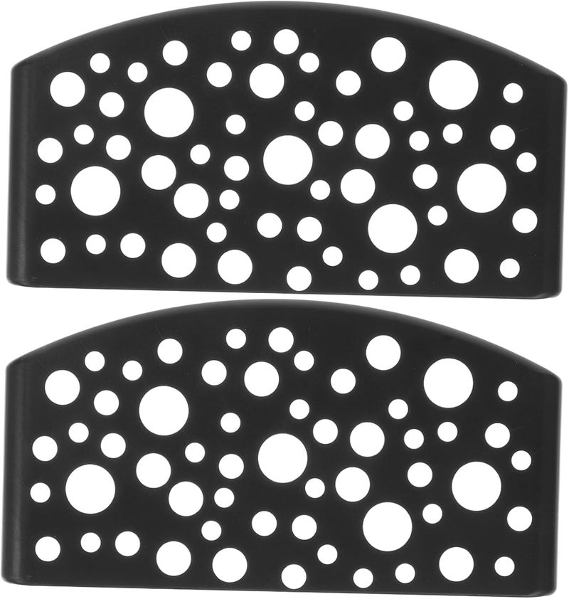 VOSAREA 2pcs Shrimp Hides Cave Aquarium Tunnel Black Shrimp Breeding Shelter for Fish Tanks Spacious Decor with Openings and Easy Installation - Image 1