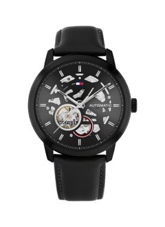 TOMMY HILFIGER TOMMY HILFIGER ROUND ANALOG MEN'S BLACK CASE WATCH - 1710659  - Image 2